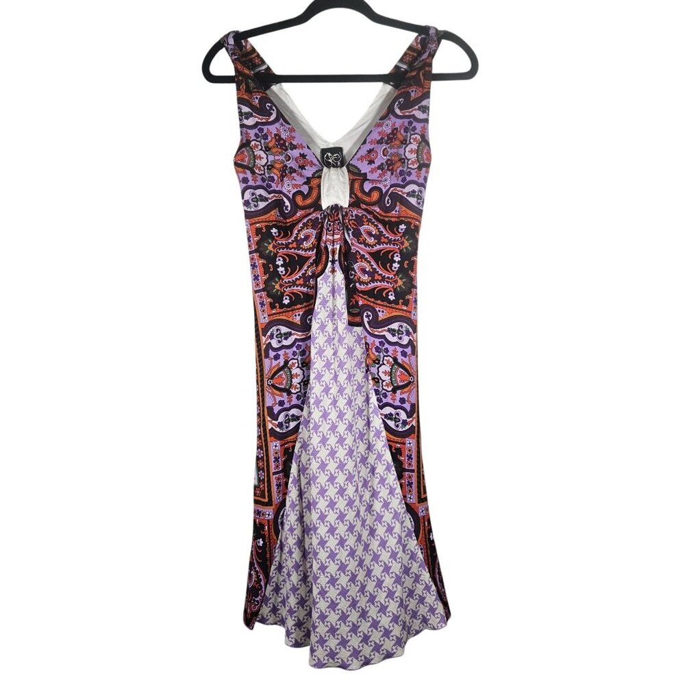 Taka by Takawear Women’s Mini Slip Dress Purple XS Boho Whimsygoth Coquette
